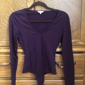 Madewell Burgundy Leotard